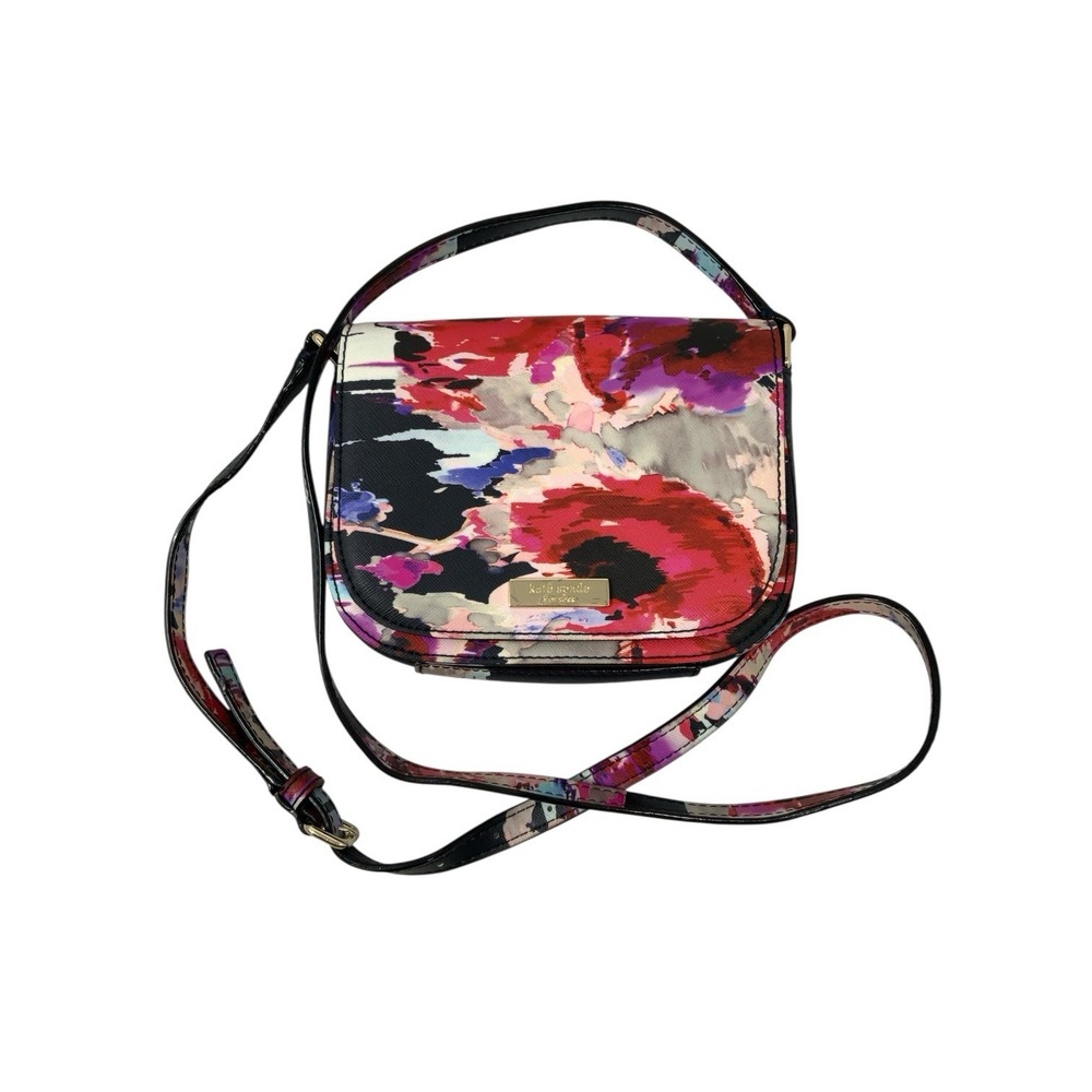 Kate Spade Laurel Way Carsen Mini Crossbody Handbag‎ Purse Bag Modern Floral